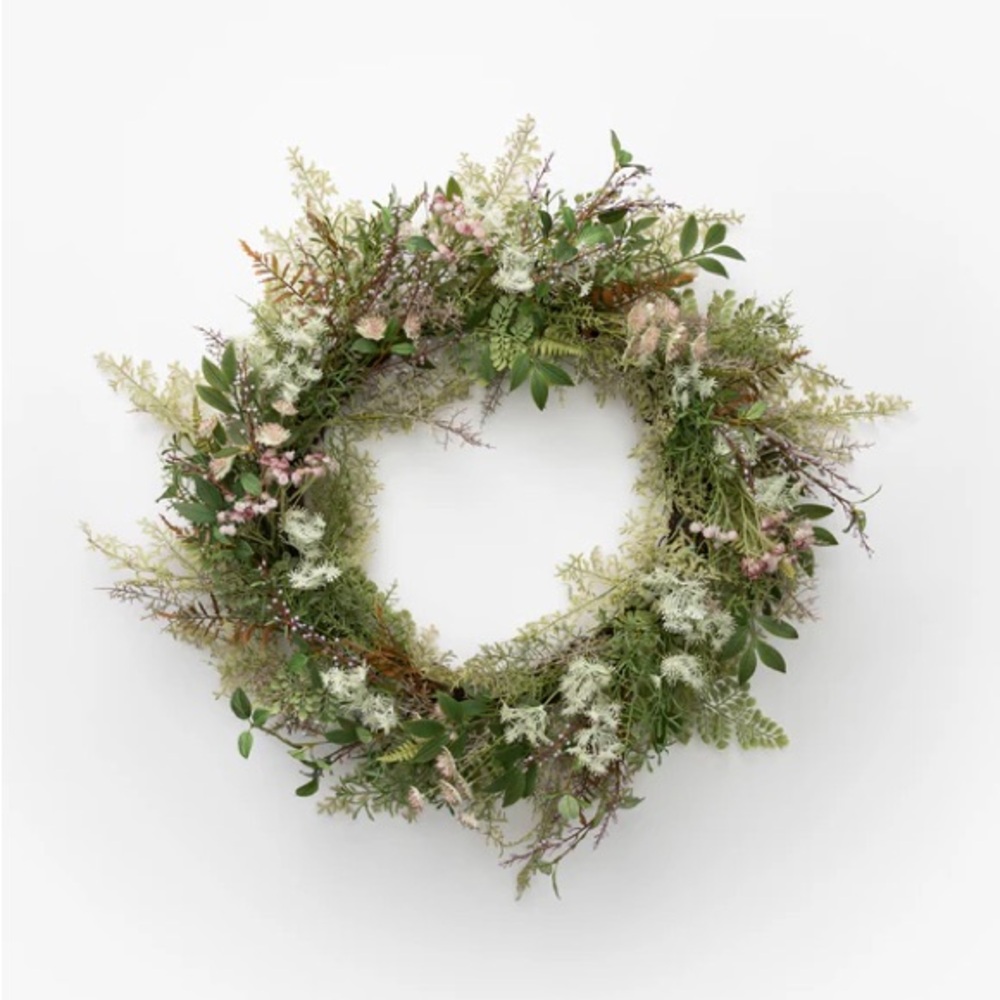 Faux Herbiflora Wreath - McGee & Co